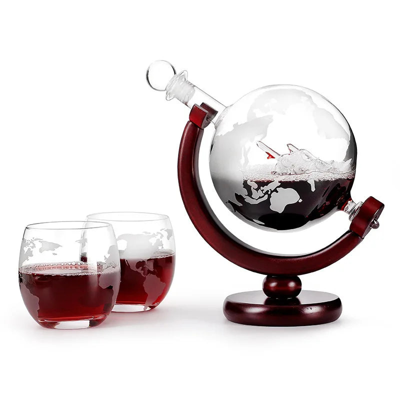 Globe Whiskey Decanter