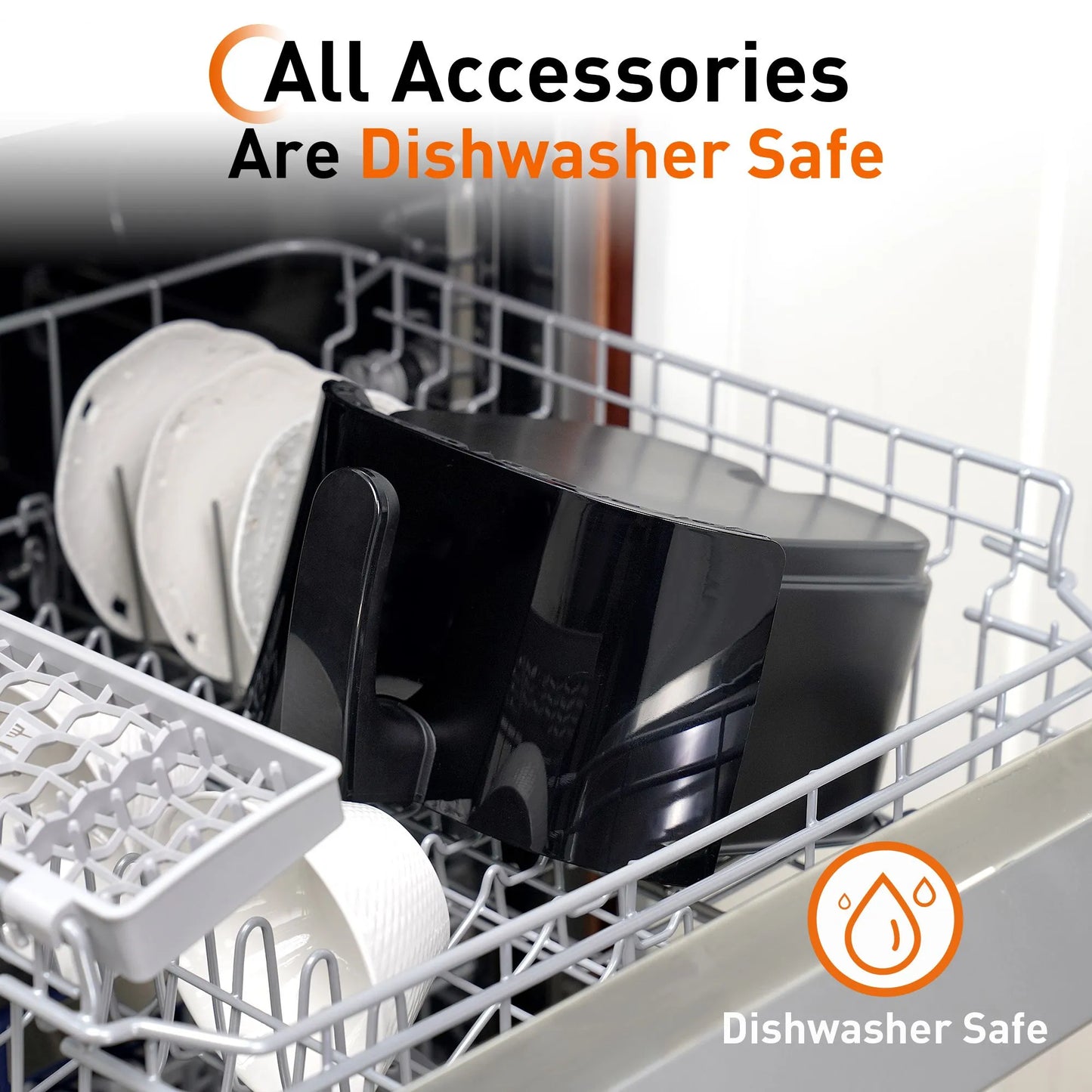 Air Fryer with Large 4.8QT Basket and Digital LED Touch Screen