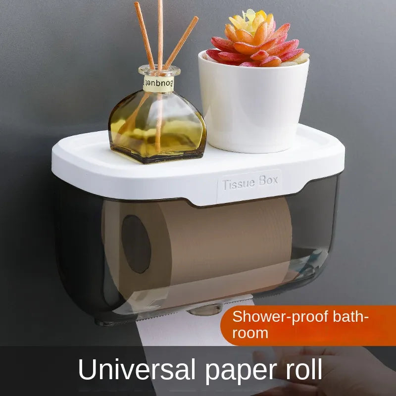 Toilet Paper Holder and Shelf