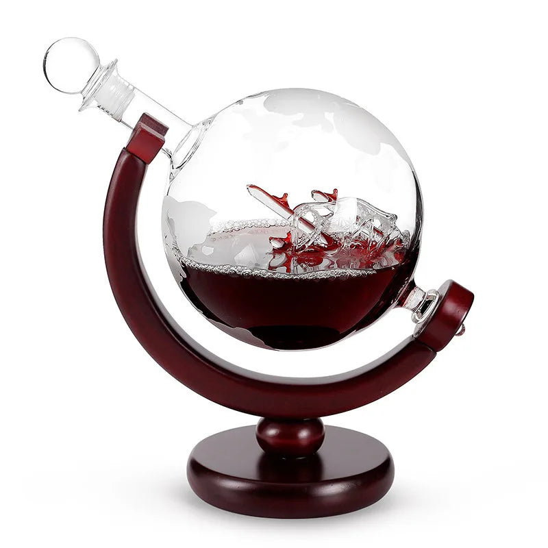 Globe Whiskey Decanter