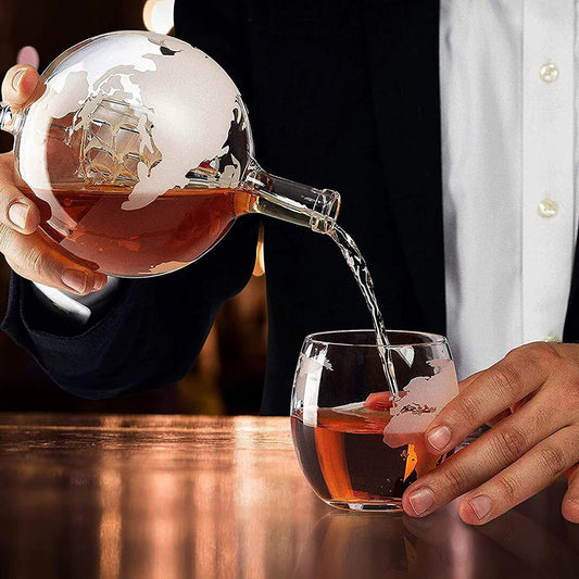 Globe Whiskey Decanter