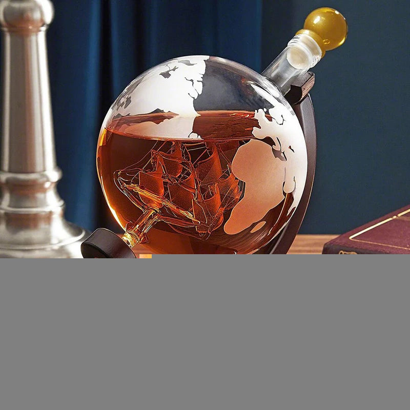 Globe Whiskey Decanter