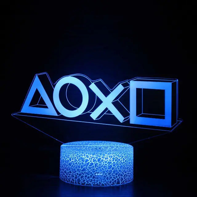 3D LED RGB Gaming Lamp