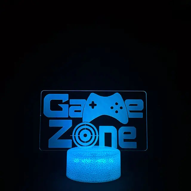 3D LED RGB Gaming Lamp
