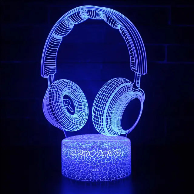 3D LED RGB Gaming Lamp