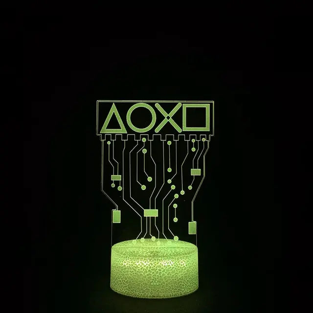 3D LED RGB Gaming Lamp