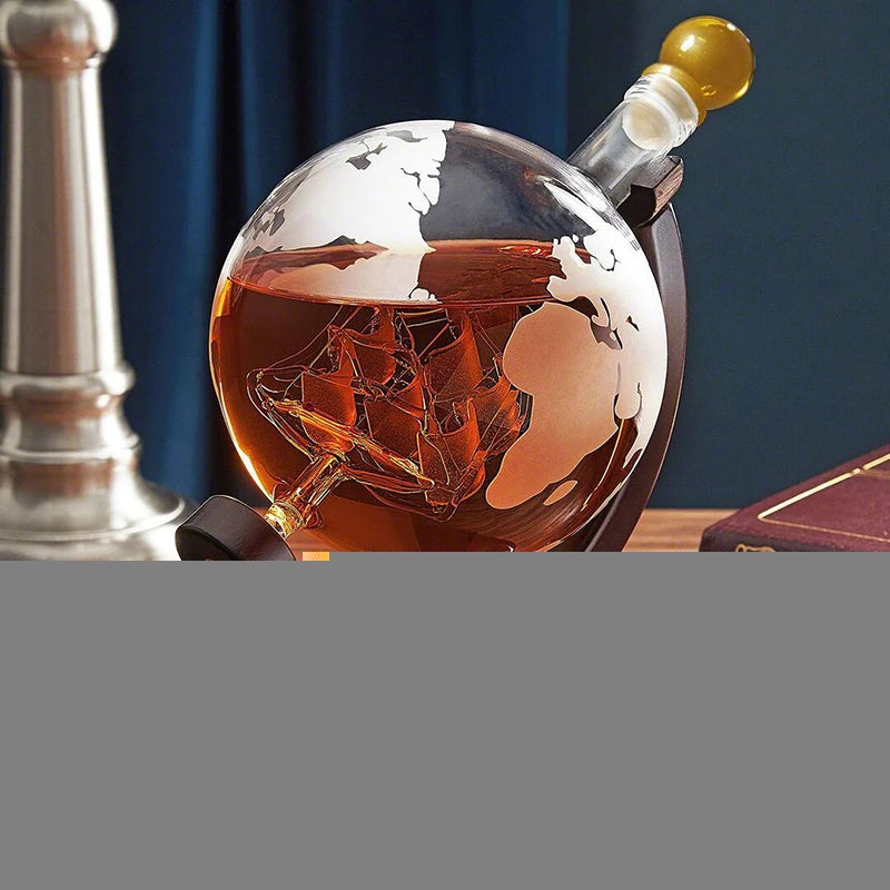 Globe Whiskey Decanter