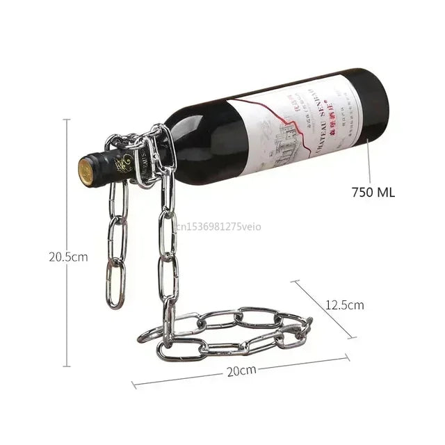 Magical Suspension Chain Wine Holder