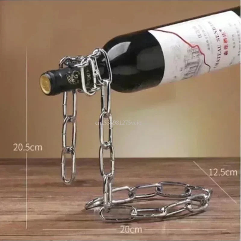 Magical Suspension Chain Wine Holder